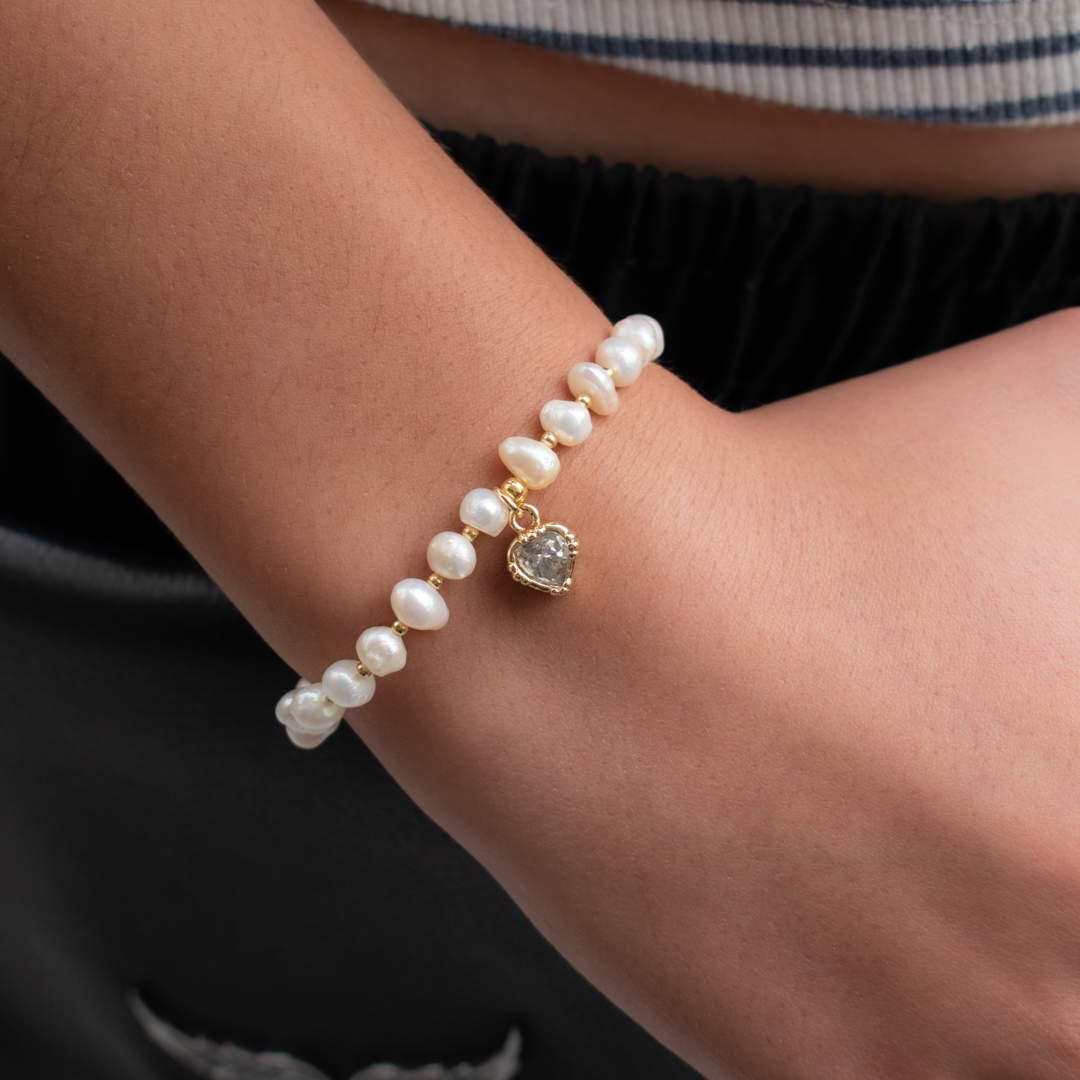 Pulsera Perla Dije