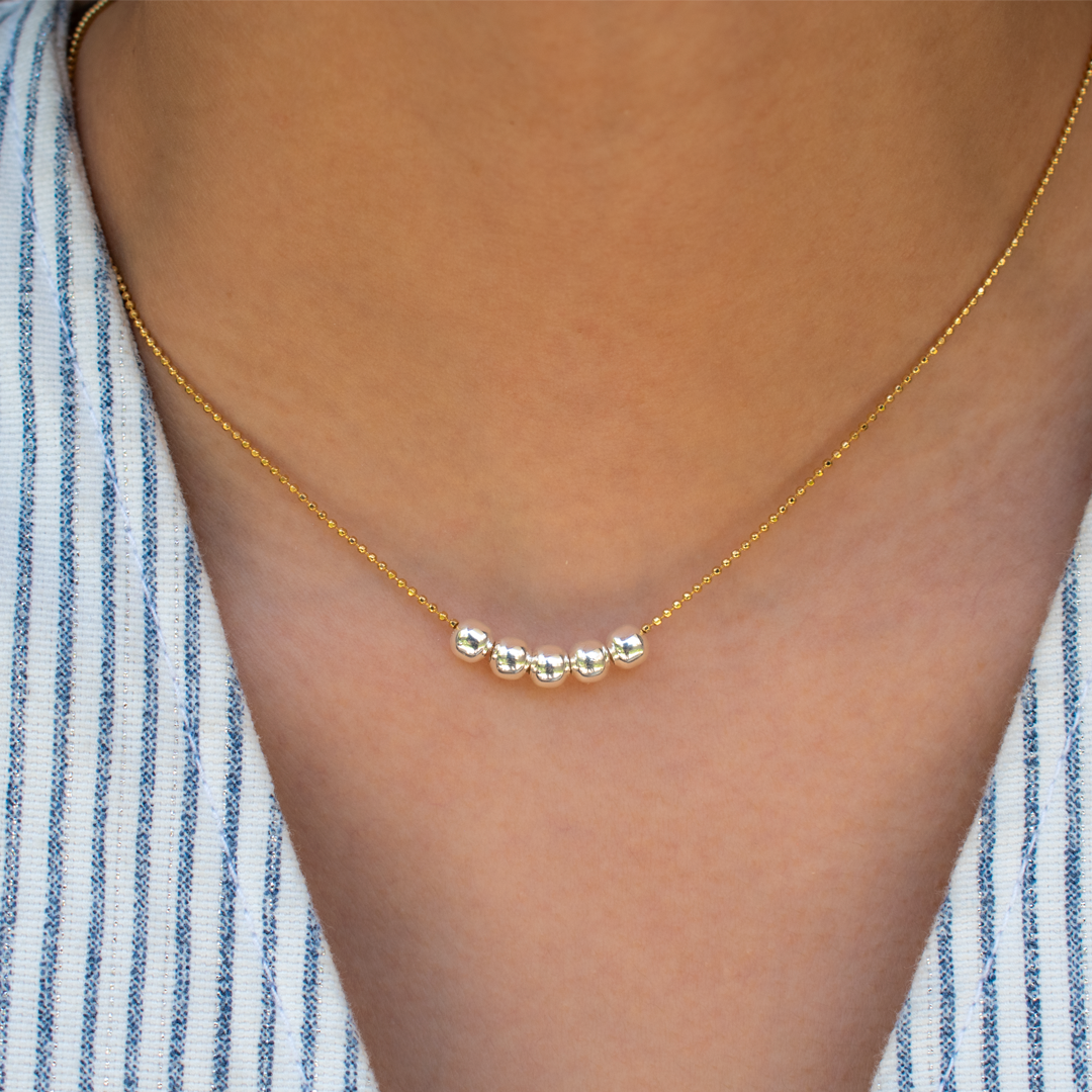 Collar Catalina Bola Plata