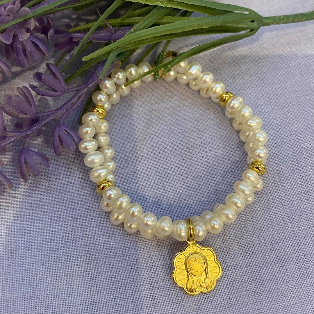 Pulsera Cucamona Doble Virgen de Guadalupe