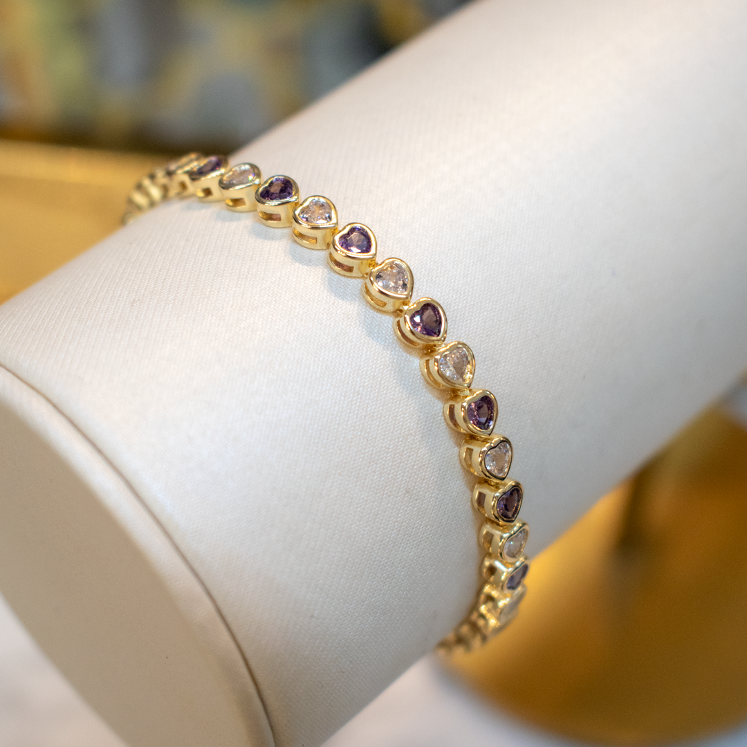 Bracelet Tennis Corazón