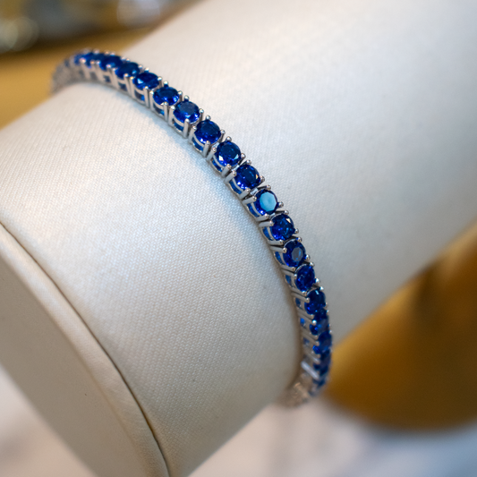 Bracelet Tennis Azul