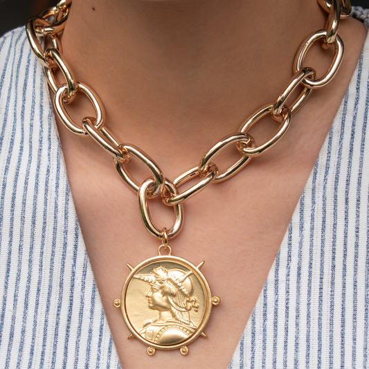 Collar Moneda XL