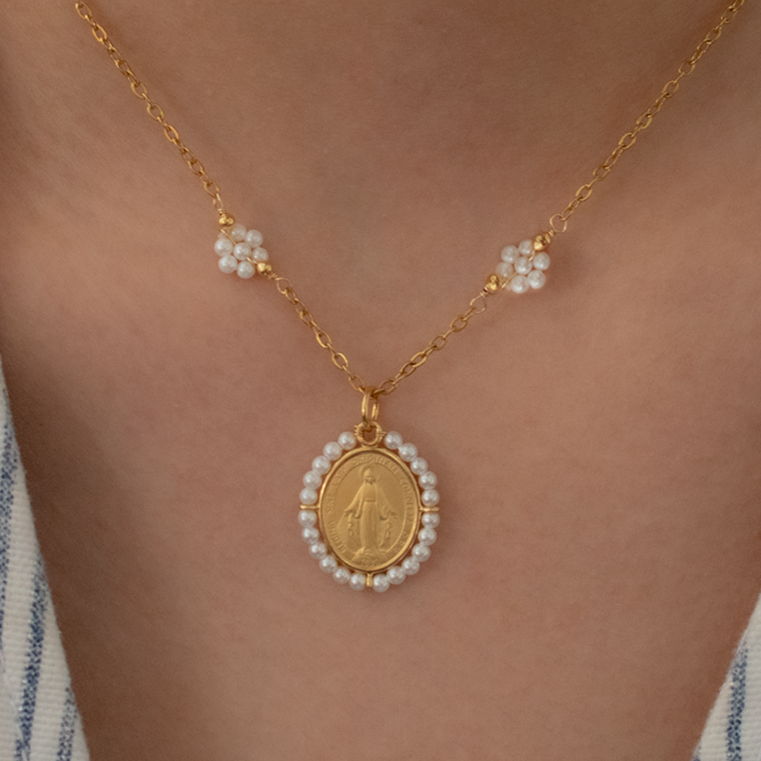Collar Milagrosa Flor